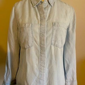 Soft denim blouse from Chico’s size 8-10